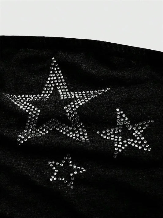 Rhinestone Star Tube Top