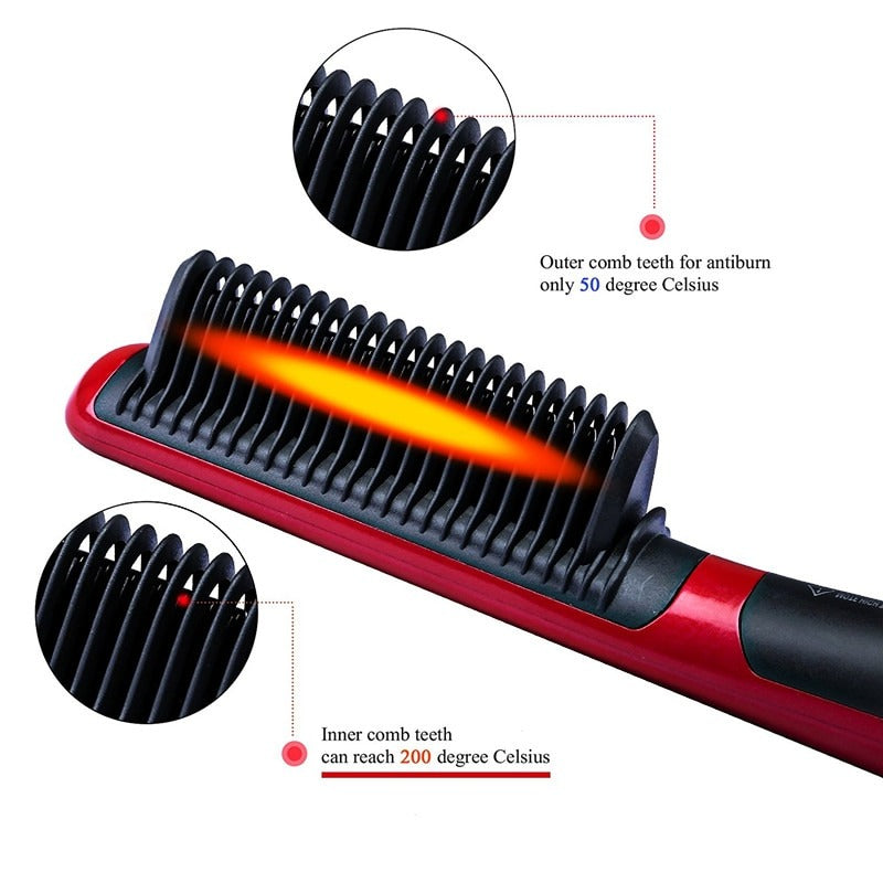 2 IN 1 Hair Straightening Curls Styler