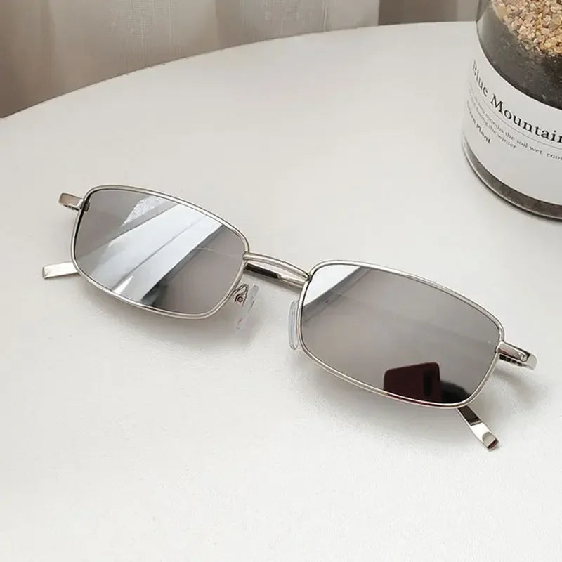 Rectangle Mirror Sunglasses