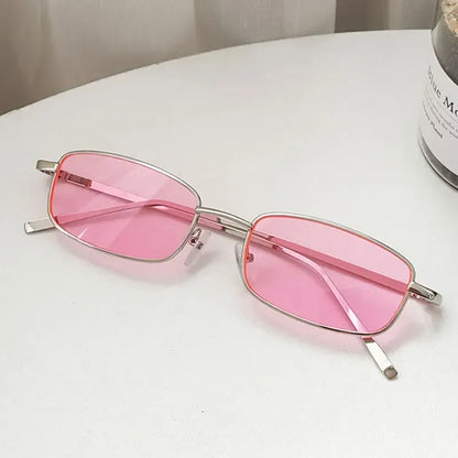 Rectangle Mirror Sunglasses