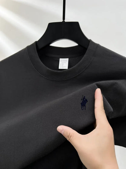 Men's Embroidered Cotton Tee