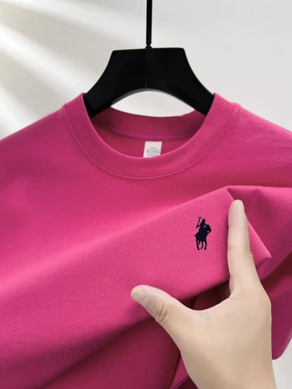 Men's Embroidered Cotton Tee