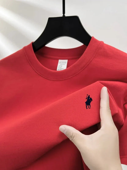 Men's Embroidered Cotton Tee
