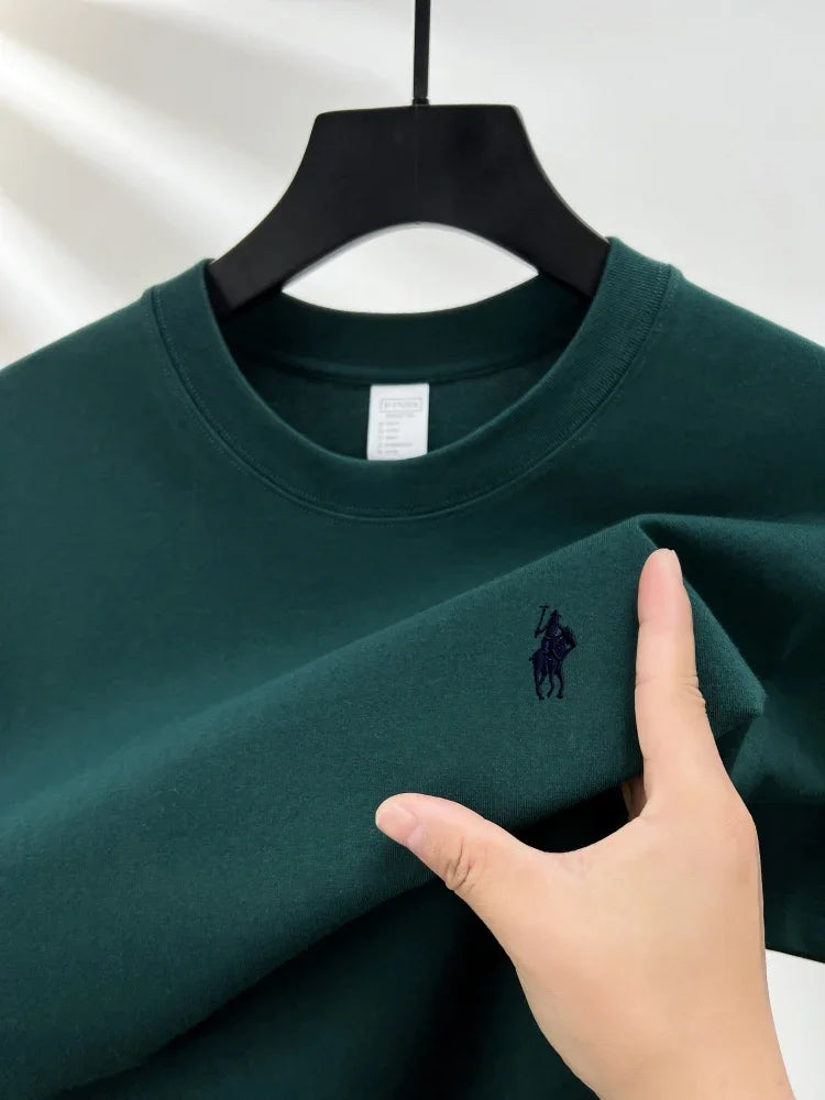 Men's Embroidered Cotton Tee