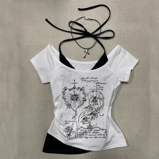 Y2K Fairy Grunge Long Sleeve Tee