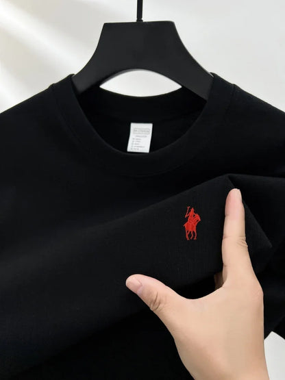 Men's Embroidered Cotton Tee