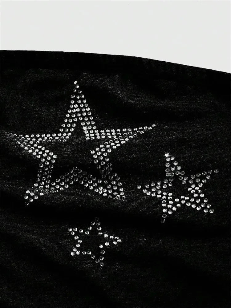 Rhinestone Star Tube Top