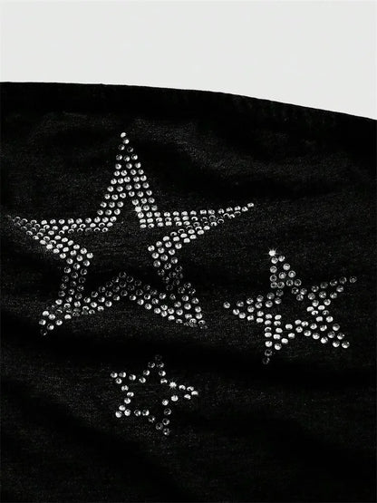 Rhinestone Star Tube Top