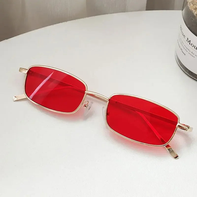 Rectangle Mirror Sunglasses