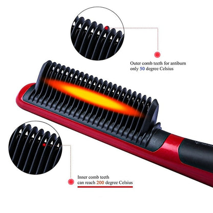 2 IN 1 Hair Straightening Curls Styler